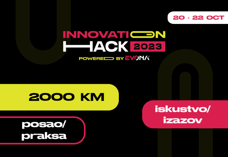 Prijavi se na treći Evona Innovation Hack i osvoji 2000KM i priliku za posao!